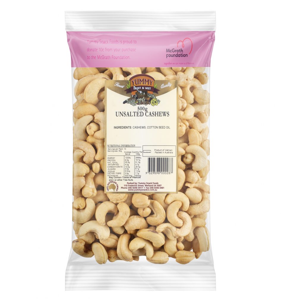 unsalted cashews